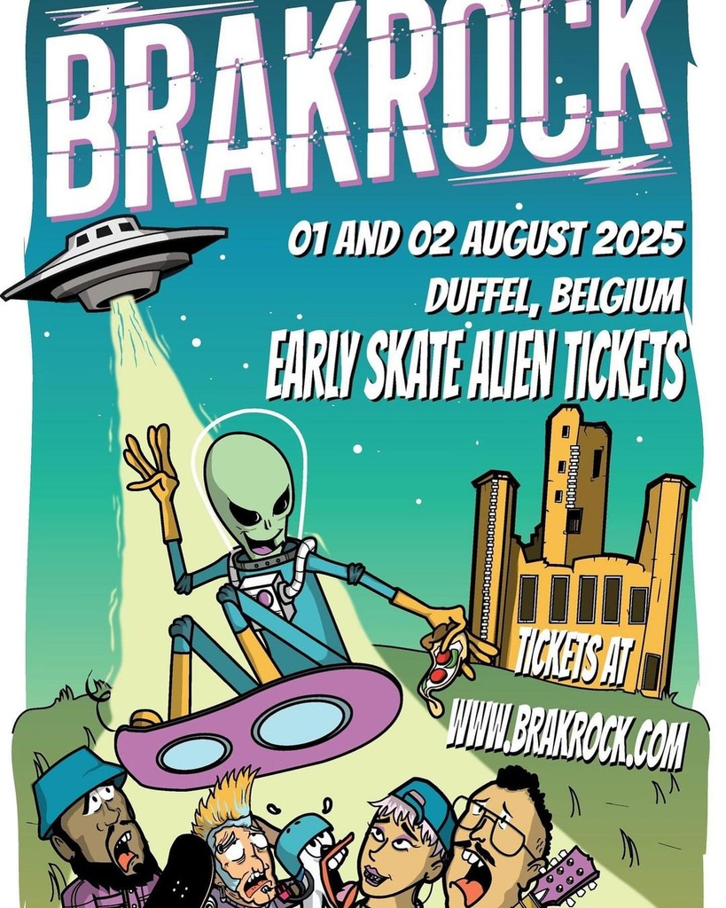 Skate Alien Wave 4 -  Brakrock Combi Ticket 2025 